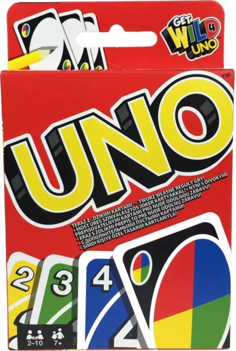 Mattel. W2085 Karty Uno